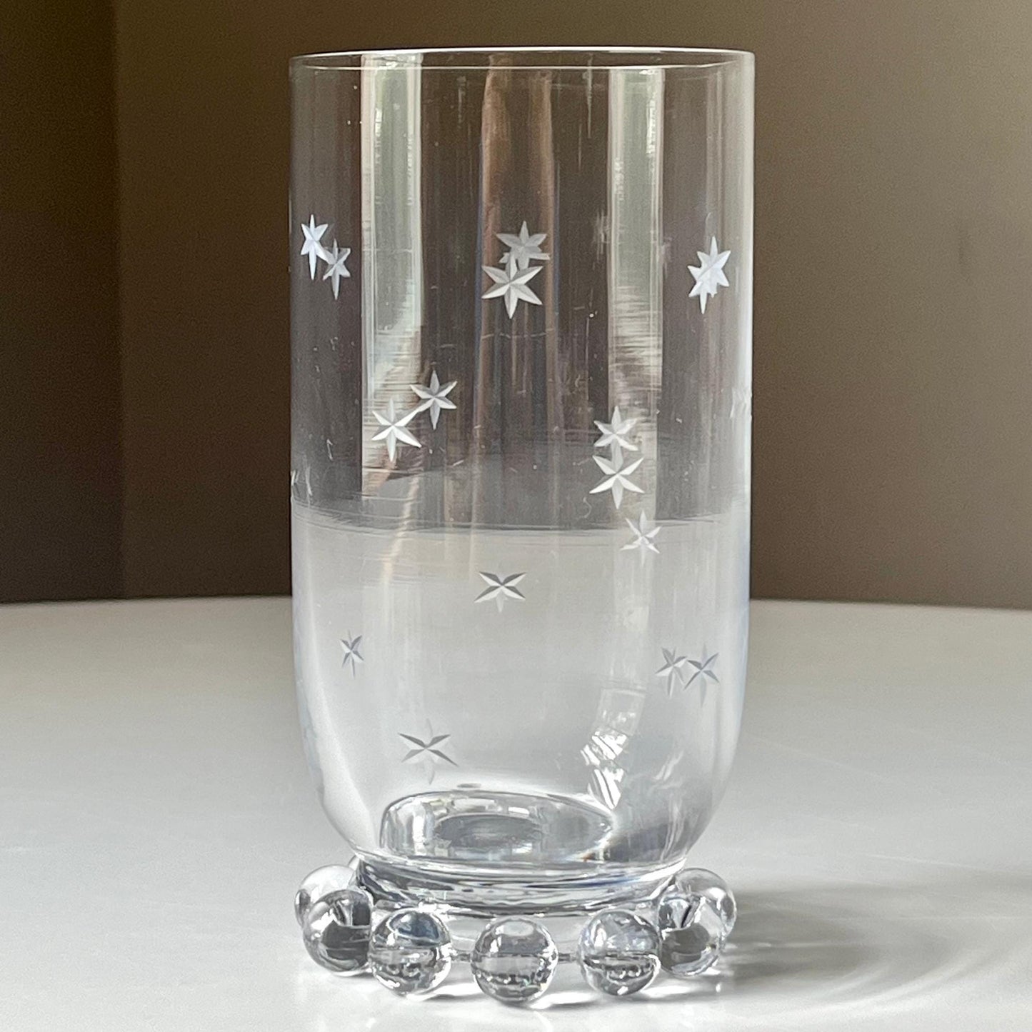 Etched Star Glasses by Imperial Glass