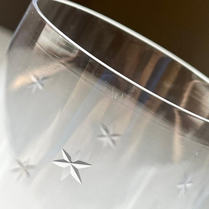 Etched Star Glasses by Imperial Glass