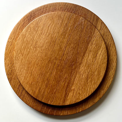 Light Wood Cheese Board with Glass Dome Lid