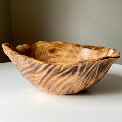 Organic Shape Wood Bowl