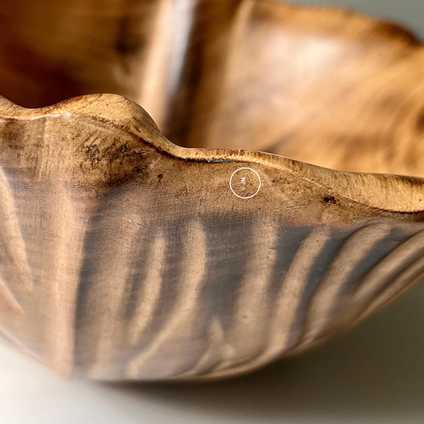 Organic Shape Wood Bowl