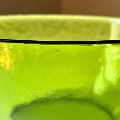 Green Colored Glass Bowls