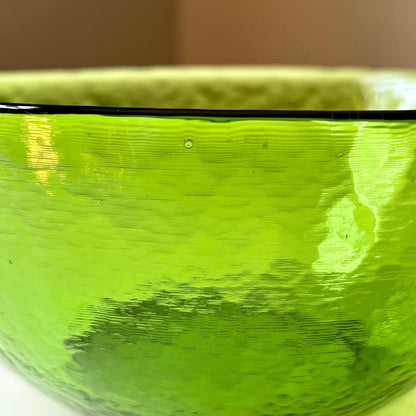 Green Colored Glass Bowls