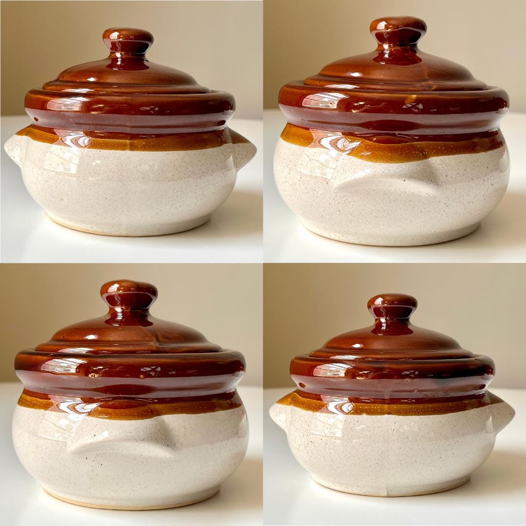 Lidded Soup Crock Soup Bowls