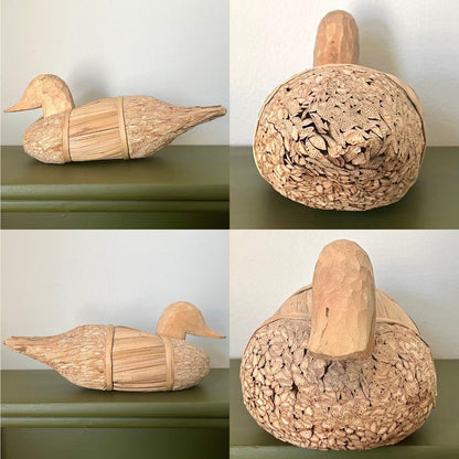 Vintage 1970s Duck Decoy Sculpture