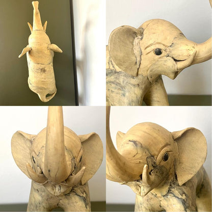 Shell Elephant Sculpture