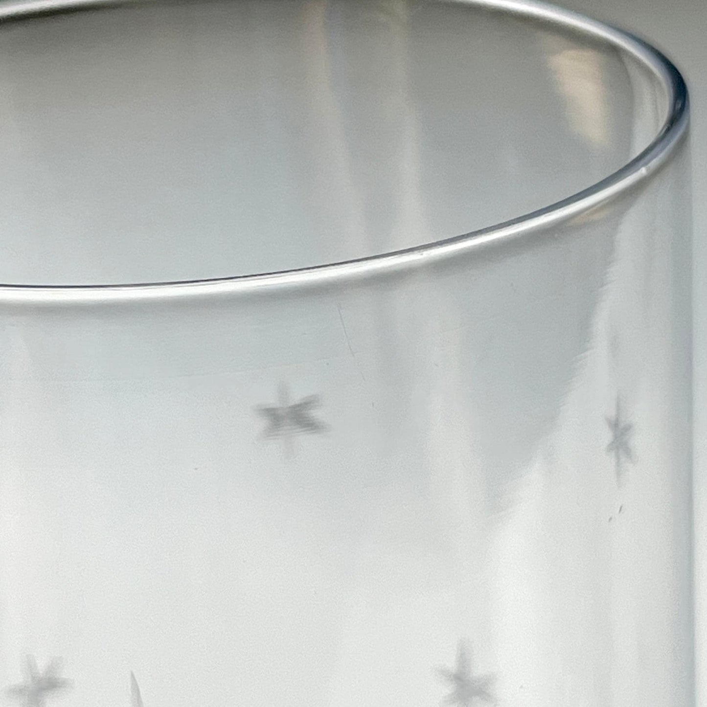 Etched Star Glasses by Imperial Glass