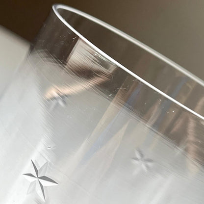 Etched Star Glasses by Imperial Glass