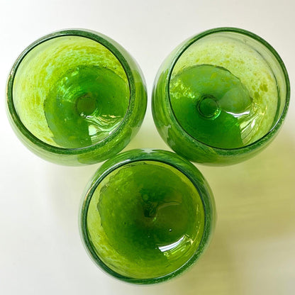 Green Margarita Glasses (Set of 3)