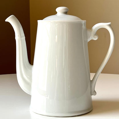 French White Porcelain Coffee Pot