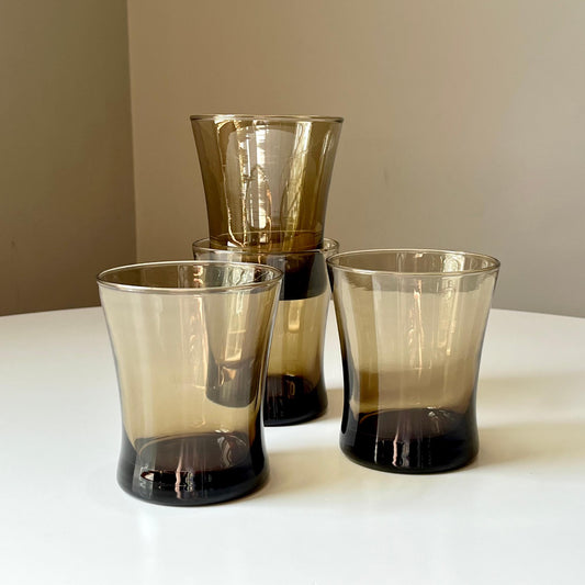 Tawny Hourglass Short Tumblers