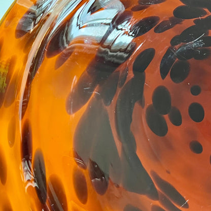 Hand Blown Tortoise Shell Platter