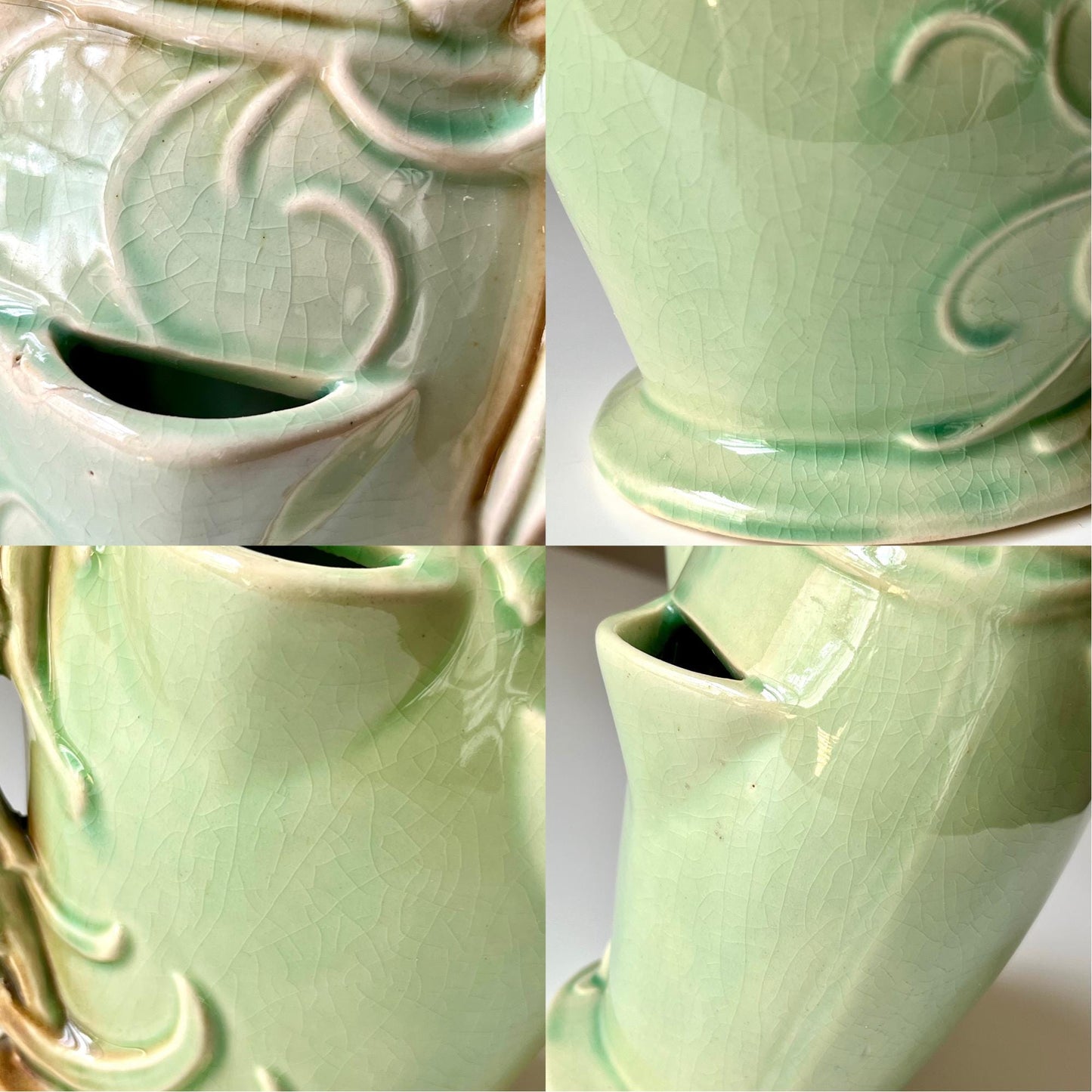 Ceramic Aged Peacock Planter Pot