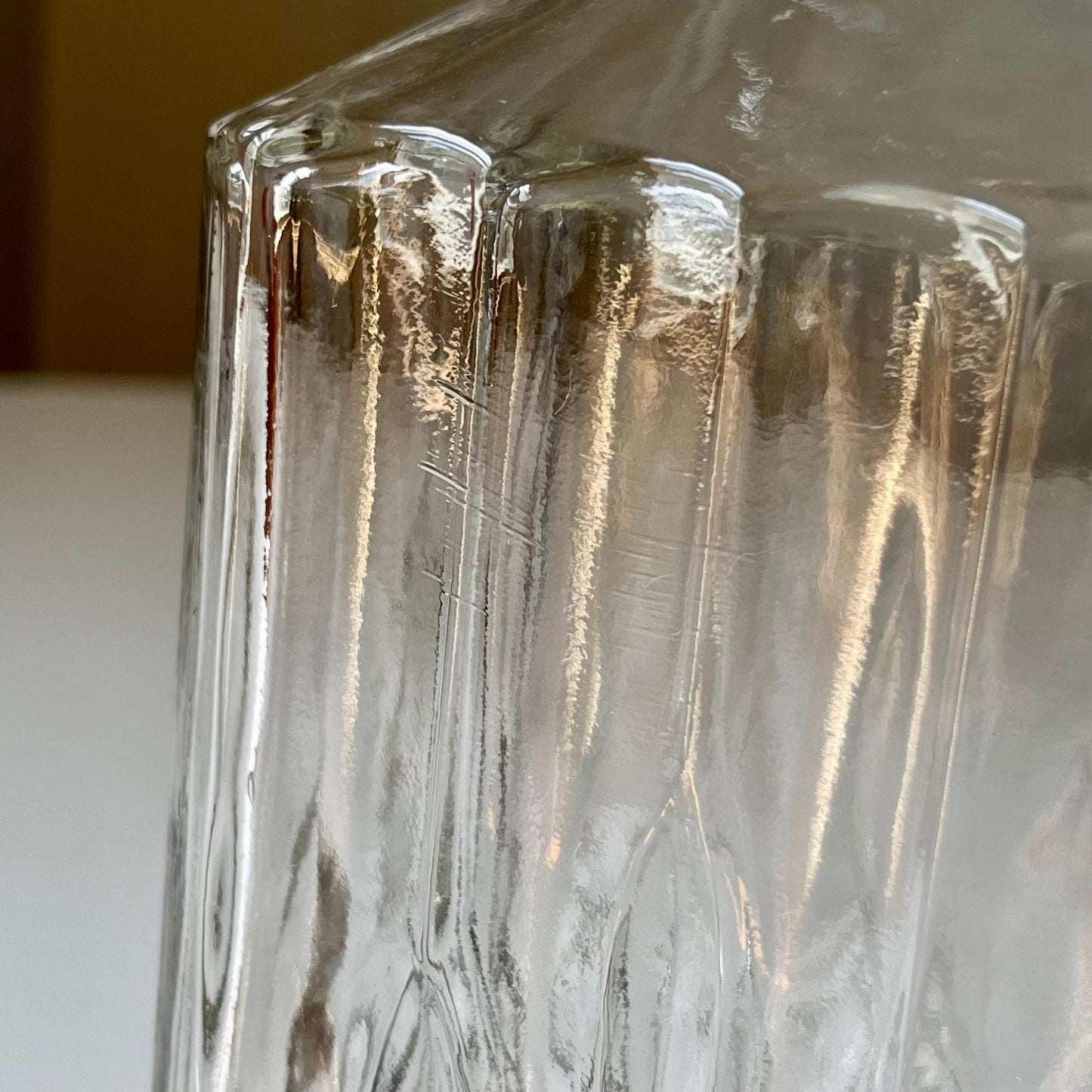 Embossed Diamond Liquor Decanter