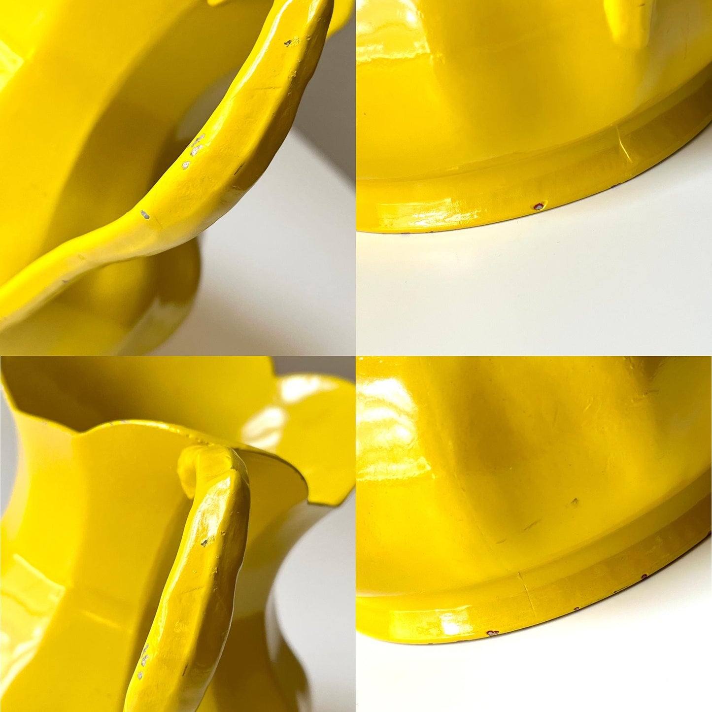 Italian Metal Yellow Pitcher