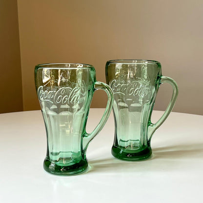 Pale Green Coca Cola Mugs