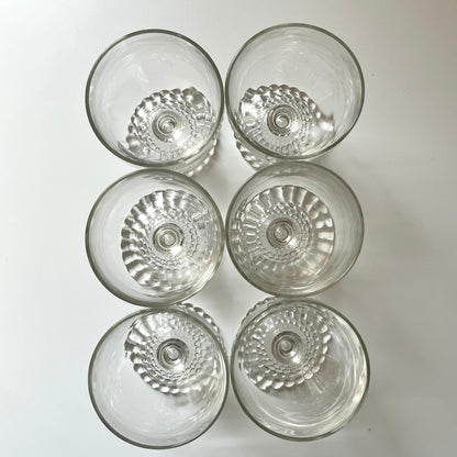 Bubble Footed Water Goblets (Set of 6)