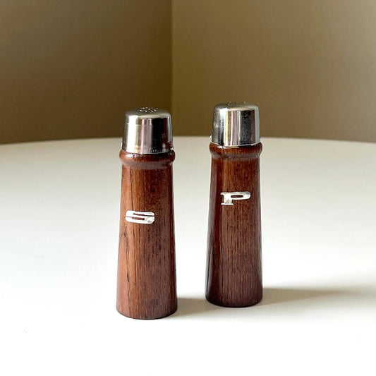 Mid Century Salt and Pepper Shaker Set