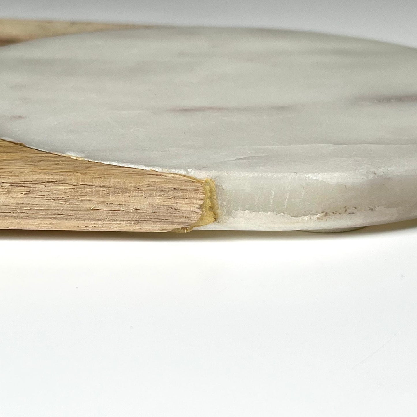 White Marble Oval Charcuterie Board