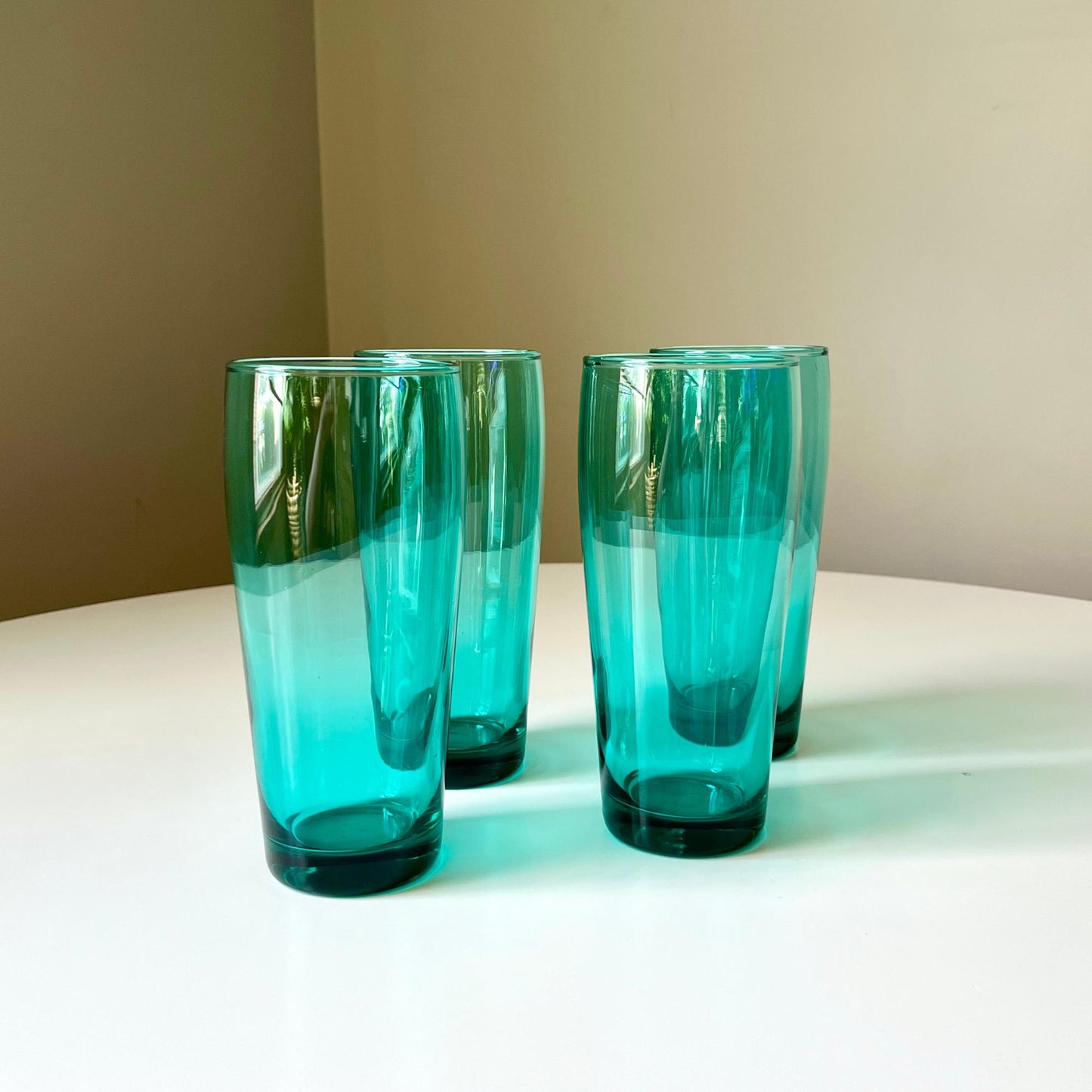 Aquamarine Blue Slender Tumblers