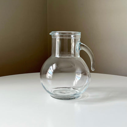 Italian Glass Pitcher by Bormioli Rocco