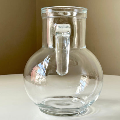 Italian Glass Pitcher by Bormioli Rocco