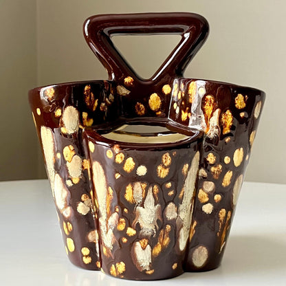 Drip Glaze Ceramic Multi Opening Planter