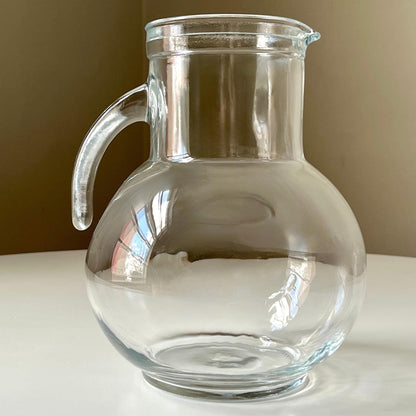 Italian Glass Pitcher by Bormioli Rocco