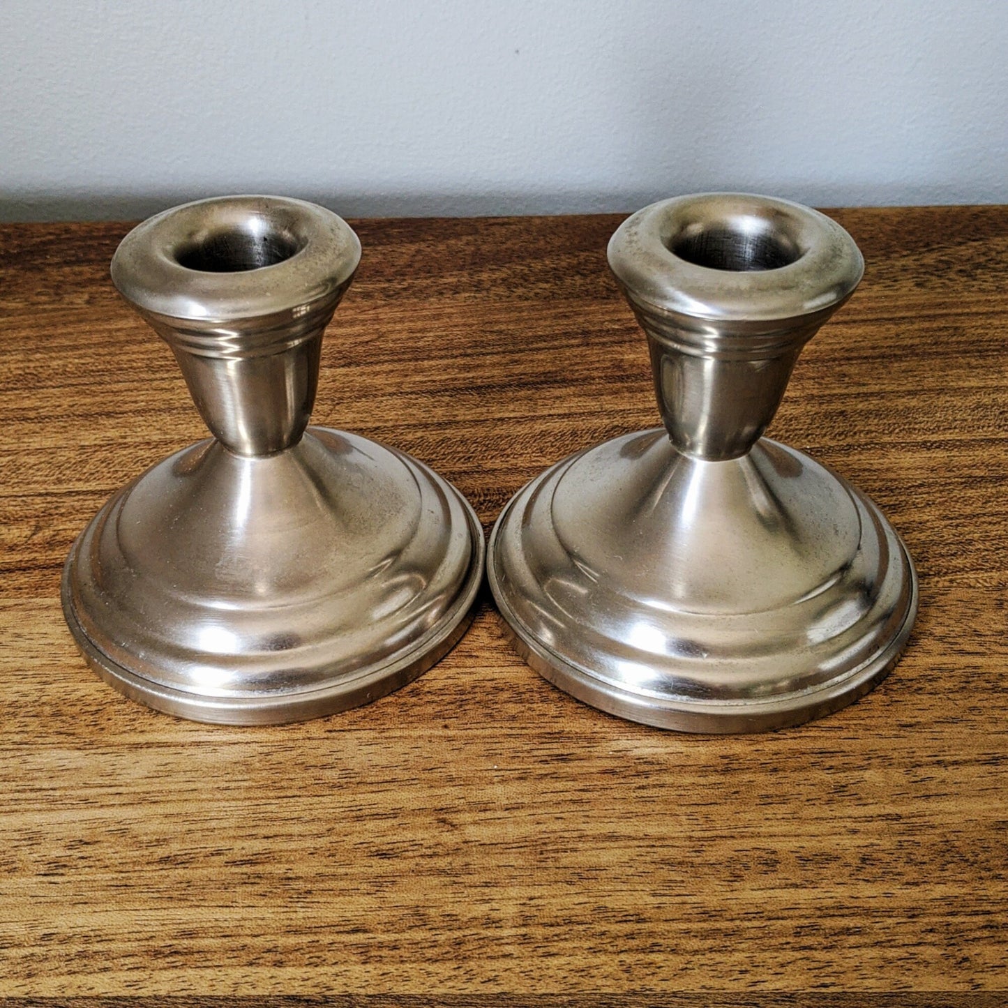 Pewterlite Candlestick Holders by F.B. Rogers