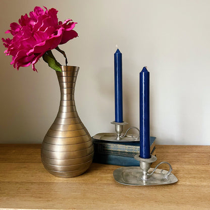 Genuine Pewter Candle Holders