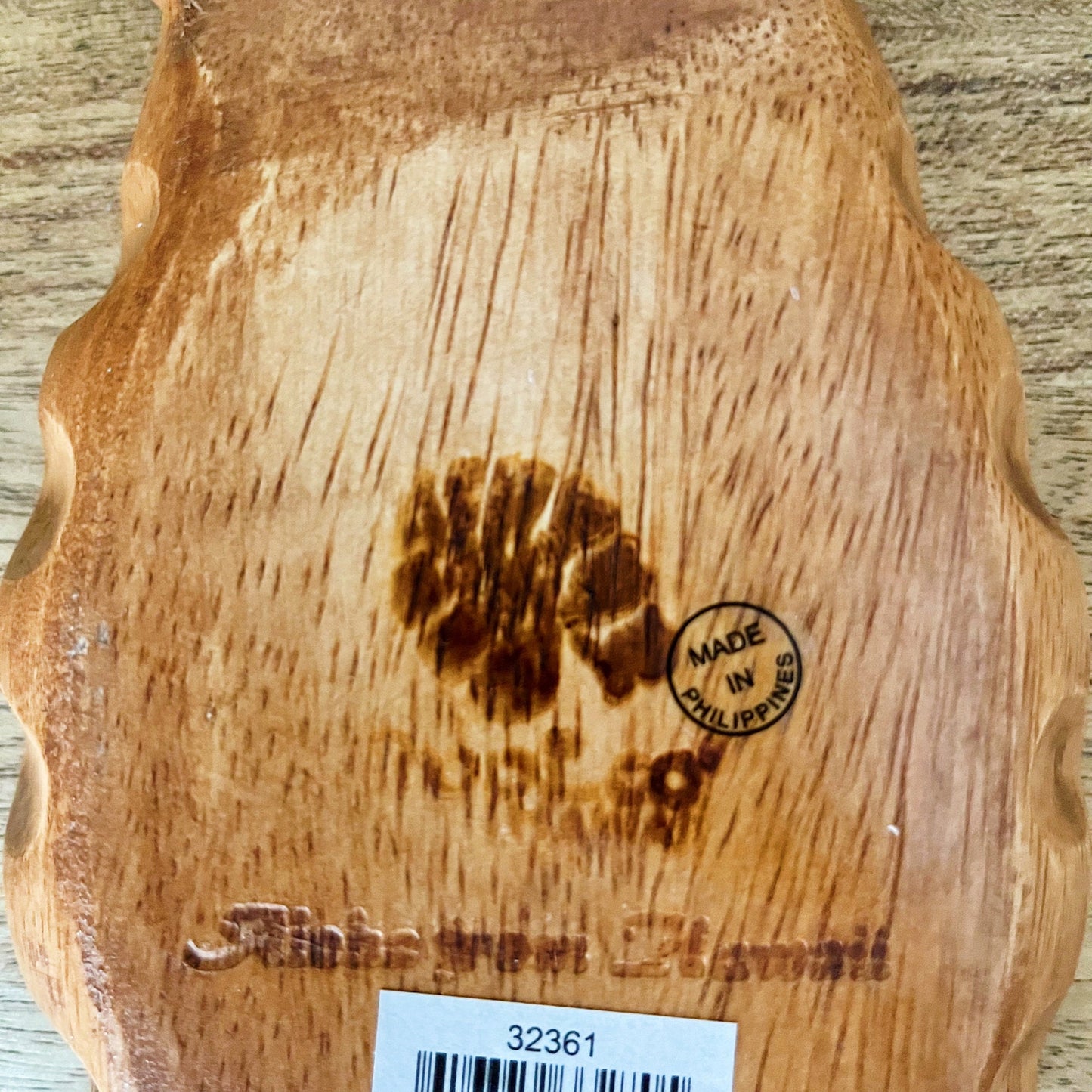 Filipino Pineapple Shaped Wood Bowl