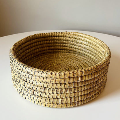 Circular Woven Seagrass Tray Round