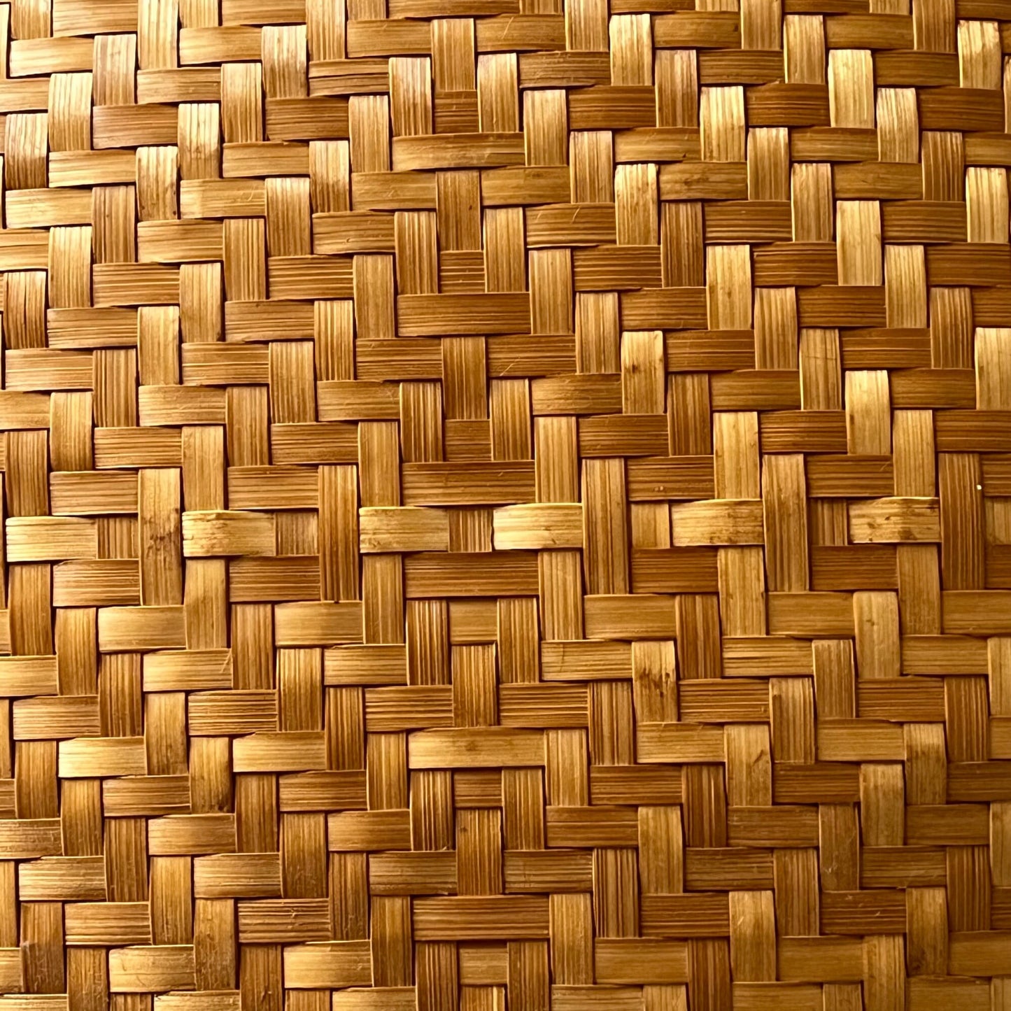 Circular Hand Woven Rattan Tray