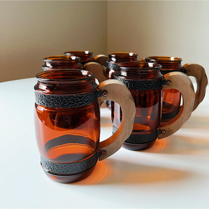 Siesta Ware Amber Glass Mugs