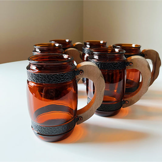 Siesta Ware Amber Glass Mugs