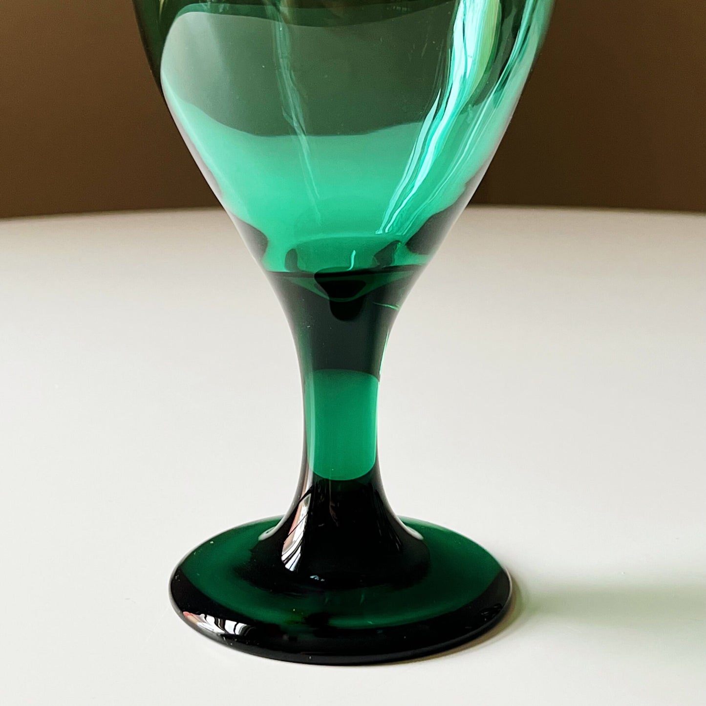 Juniper Teardrop  Goblets Glasses by Libbey