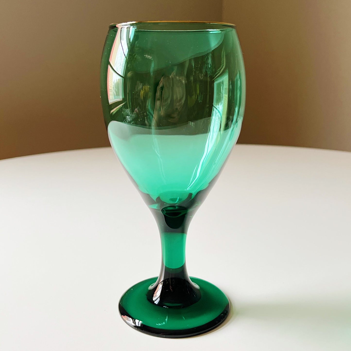 Juniper Teardrop  Goblets Glasses by Libbey