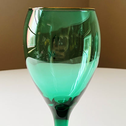 Juniper Teardrop  Goblets Glasses by Libbey