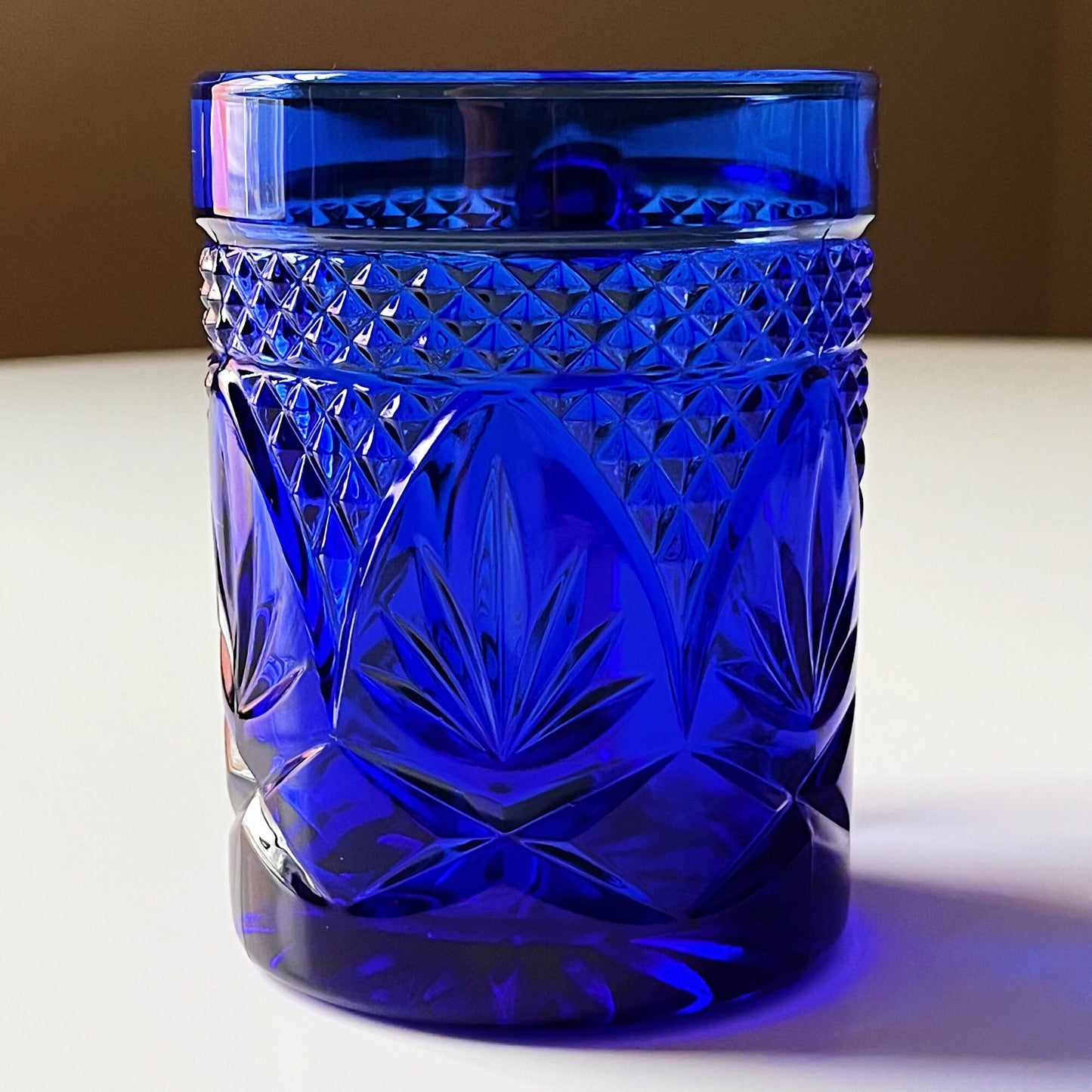 Cobalt Blue Crystal Mugs by Cristal D'Argues