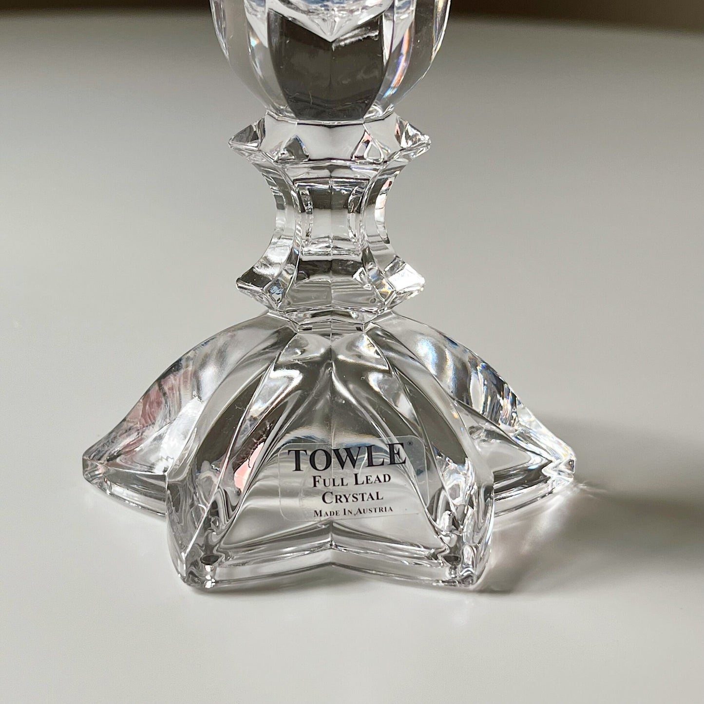 Austrian Crystal Candle Holders by Towle