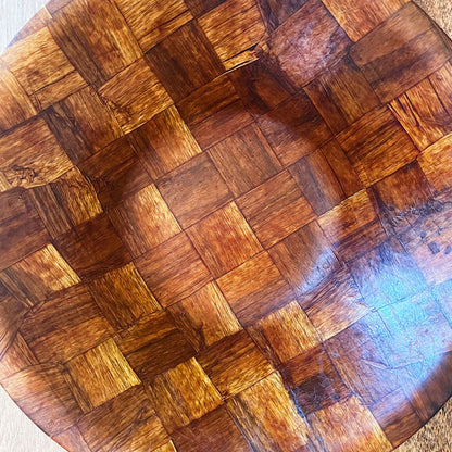 Formosa Style Parquet Serving Bowl by Weavewood