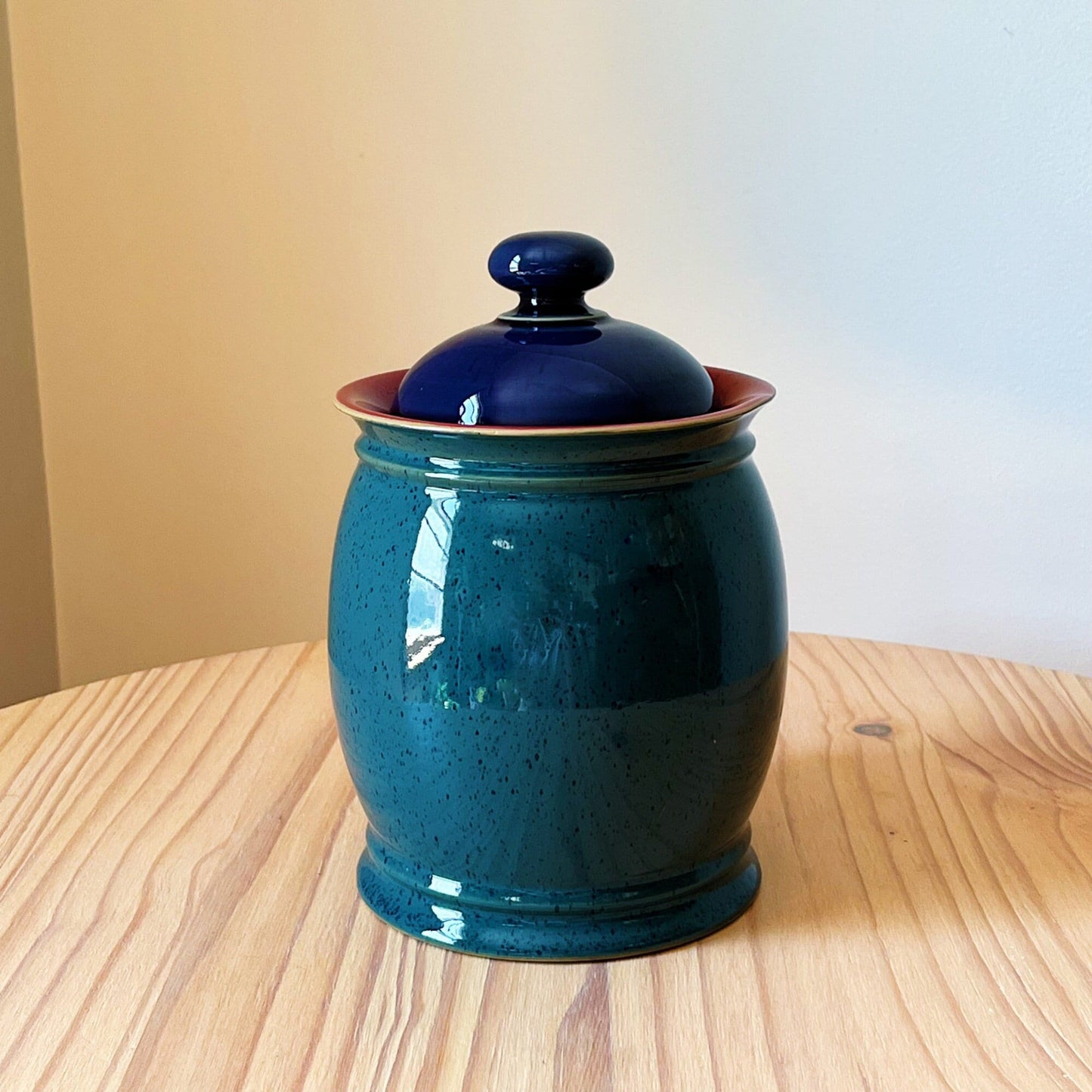 English Harlequin Jar by Denby- Langley