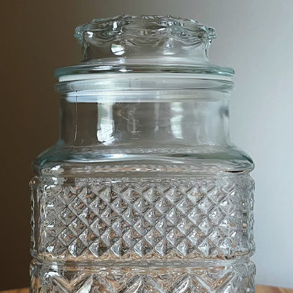 Diamond Pattern Apothecary Jar