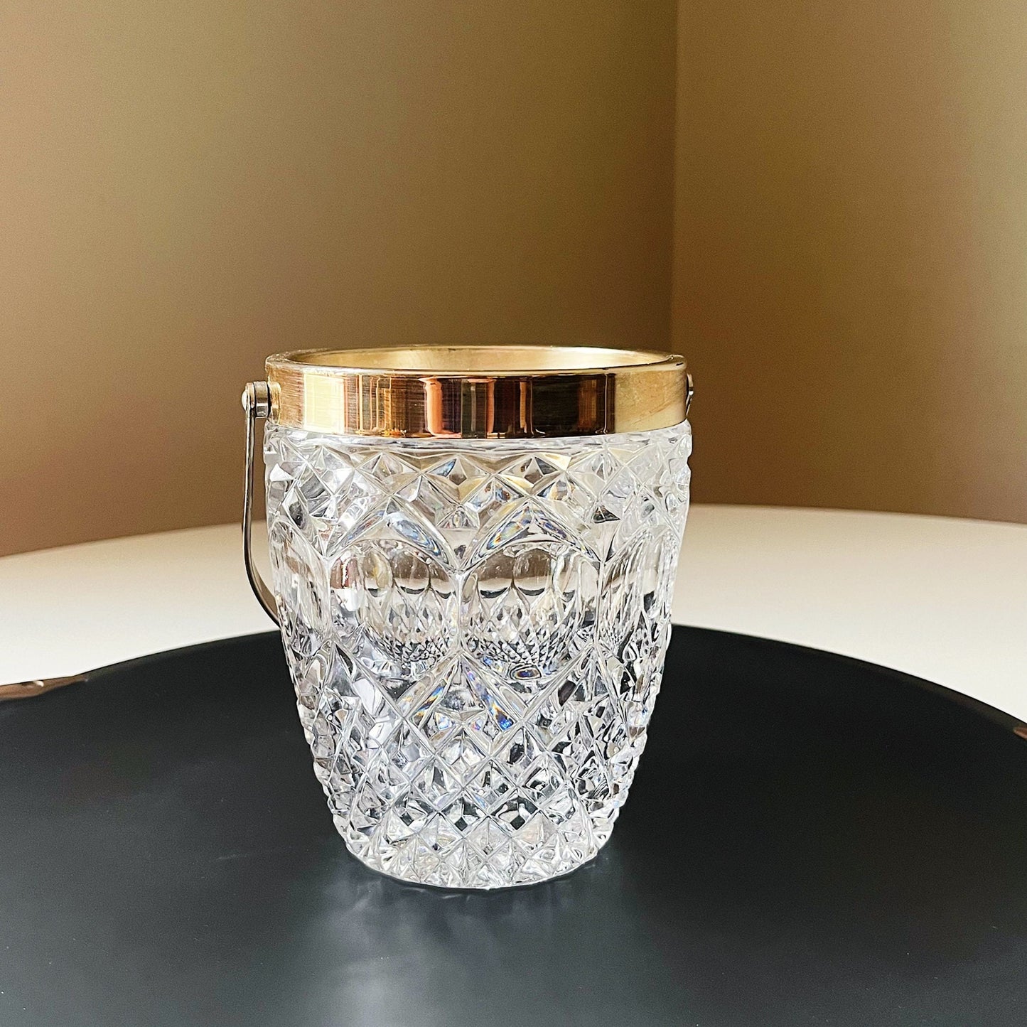 West German Crystal Ice Bucket by Bleikristall