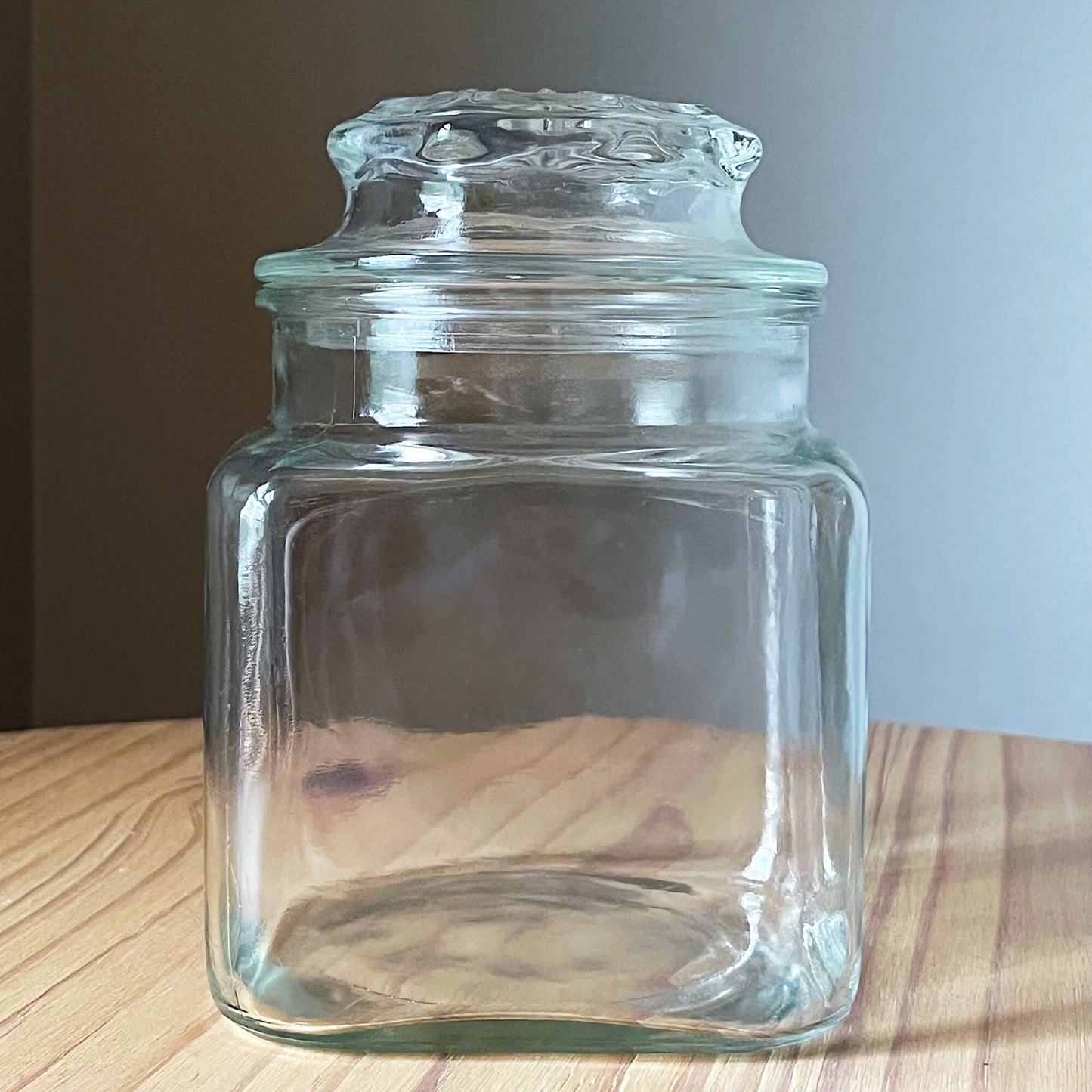 Embossed Flower Apothecary Jar