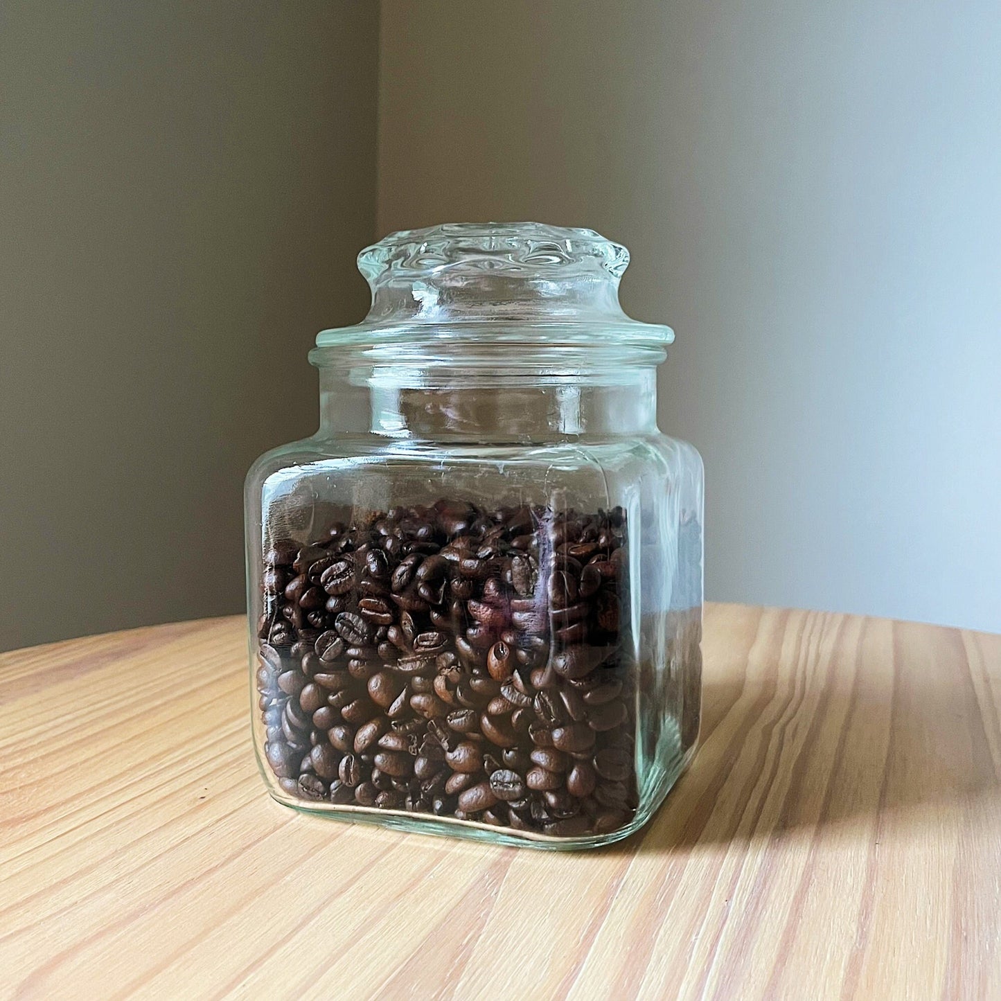 Embossed Flower Apothecary Jar