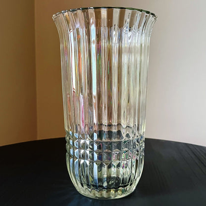 Iridescent Retro Art Deco Vase by Federal Glass Company