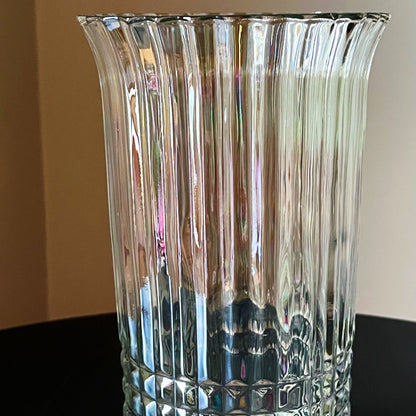 Iridescent Retro Art Deco Vase by Federal Glass Company