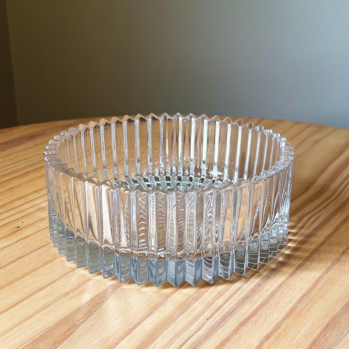 Diamond Fire Cut Hostess Bowl by Mikasa