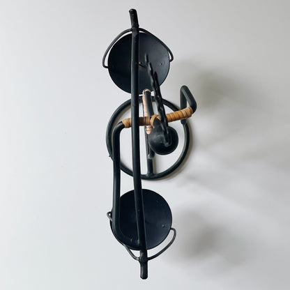 Wrought Iron Double Candle Holder by Laurids Lonborg